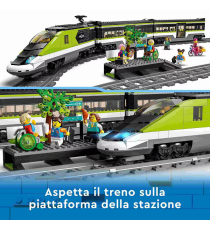 Lego City - Treno passeggeri espresso - LEGO 60337 Con locomotiva giocattolo telecomandata con luci e binari - ANNI 7+ Lego City - Treno passeggeri espresso - LEGO 60337 Con locomotiva giocattolo telecomandata con luci e binari - ANNI 7+