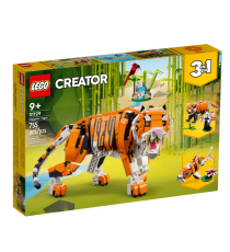 Lego Creator 3-in-1 - Tigre maestosa - Lego 31129 Si Trasforma in Tigre,Panda o Pesce Koi755pz Anni 9+ Lego Creator 3-in-1 - Tigre maestosa - Lego 31129 Si Trasforma in Tigre,Panda o Pesce Koi755pz Anni 9+