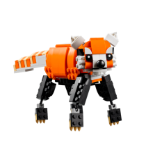 Lego Creator 3-in-1 - Tigre maestosa - Lego 31129 Si Trasforma in Tigre,Panda o Pesce Koi755pz Anni 9+
