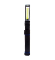 TORCIA LED ELBAT EB0273 PIEGHEVOLE NERA-BLU 300 LUMEN - 3W LUCE BIANCA - 3 MODALITA' DIFFERENTI MISURA 38x32x320mm