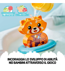 Lego Duplo - Ora del bagnetto: Panda rosso galleggiante - LEGO 10964  giochi per vasca da bagno ANNI 1.5+ Lego Duplo - Ora del bagnetto: Panda rosso galleggiante - LEGO 10964  giochi per vasca da bagno ANNI 1.5+