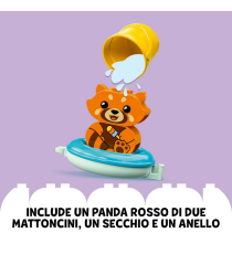 Lego Duplo - Ora del bagnetto: Panda rosso galleggiante - LEGO 10964  giochi per vasca da bagno ANNI 1.5+ Lego Duplo - Ora del bagnetto: Panda rosso galleggiante - LEGO 10964  giochi per vasca da bagno ANNI 1.5+
