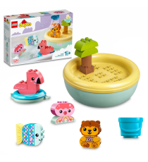 Lego Duplo - Ora del bagnetto: Isola degli animali galleggiante - LEGO 10966  giochi per vasca da bagno ANNI 1.5+ Lego Duplo - Ora del bagnetto: Isola degli animali galleggiante - LEGO 10966  giochi per vasca da bagno ANNI 1.5+