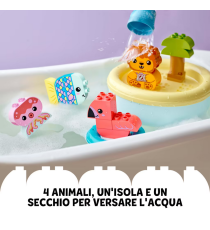 Lego Duplo - Ora del bagnetto: Isola degli animali galleggiante - LEGO 10966  giochi per vasca da bagno ANNI 1.5+ Lego Duplo - Ora del bagnetto: Isola degli animali galleggiante - LEGO 10966  giochi per vasca da bagno ANNI 1.5+
