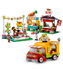 Lego Friends - Il mercato dello street food - LEGO 41701 include camion dei tacos e bar dei frullati ANNI 6+ Lego Friends - Il mercato dello street food - LEGO 41701 include camion dei tacos e bar dei frullati ANNI 6+