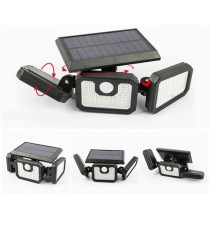 LAMPADA SOLARE LED TRIPLA DA PARETE ELBAT EB0375 800 LUMEN 6500K LUCE FREDDA IP65 MISURA 215x125x125mm APPLIQUE DA MURO LAMPADA SOLARE LED TRIPLA DA PARETE ELBAT EB0375 800 LUMEN 6500K LUCE FREDDA IP65 MISURA 215x125x125mm APPLIQUE DA MURO