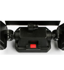 LAMPADA SOLARE LED TRIPLA DA PARETE ELBAT EB0375 800 LUMEN 6500K LUCE FREDDA IP65 MISURA 215x125x125mm APPLIQUE DA MURO