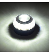 LUCE DI EMERGENZA BASE MAGNETICA 8 LUCI LED DA 1W - 2 MODALITA' - OMOLOGATA PER FISSAGGIO SU VEICOLO LAMPADA MISURA 7,5x5,2cm