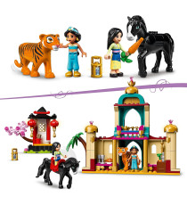 Lego Disney Princess - L’avventura di Jasmine e Mulan - LEGO 43208 con 2 Mini Bamboline, Cavallo e Tigre ANNI 5+ Lego Disney Princess - L’avventura di Jasmine e Mulan - LEGO 43208 con 2 Mini Bamboline, Cavallo e Tigre ANNI 5+