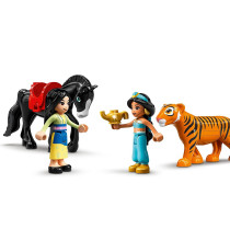 Lego Disney Princess - L’avventura di Jasmine e Mulan - LEGO 43208 con 2 Mini Bamboline, Cavallo e Tigre ANNI 5+ Lego Disney Princess - L’avventura di Jasmine e Mulan - LEGO 43208 con 2 Mini Bamboline, Cavallo e Tigre ANNI 5+