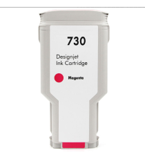 CARTUCCIA COMPATIBILE PER HP 730XM MAGENTA P2V69A  INK DYE PER HP DESIGNJET T1600,T1700,T2600 300ml CARTUCCIA COMPATIBILE PER HP 730XM MAGENTA P2V69A  INK DYE PER HP DESIGNJET T1600,T1700,T2600 300ml