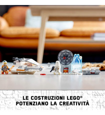 LEGO Star Wars - Snowspeeder - LEGO 75268 Speeder Bike, Base Starter Bric ANNI 4+ LEGO Star Wars - Snowspeeder - LEGO 75268 Speeder Bike, Base Starter Bric ANNI 4+