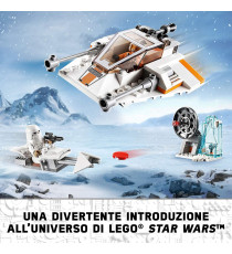 LEGO Star Wars - Snowspeeder - LEGO 75268 Speeder Bike, Base Starter Bric ANNI 4+ LEGO Star Wars - Snowspeeder - LEGO 75268 Speeder Bike, Base Starter Bric ANNI 4+