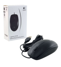 MOUSE LOGITECH B100 OTTICO NERO 910-003357 CAVO USB 2.0 DA 180CM - USO AMBIDESTRO - 2 PULSANTI + ROTELLA - PICCOLO E COMPATTO