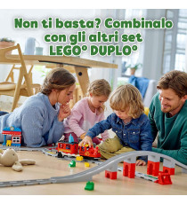 Lego Duplo - Treno a Vapore, Set Costruzioni Push & Go, Luci e Suoni - LEGO 10874 ANNI 2+ Lego Duplo - Treno a Vapore, Set Costruzioni Push & Go, Luci e Suoni - LEGO 10874 ANNI 2+