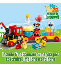 Lego Duplo Disney - Il Treno del Compleanno di Topolino e Minnie - Lego 10941 con Torta e Palloncini ANNI 2+ Lego Duplo Disney - Il Treno del Compleanno di Topolino e Minnie - Lego 10941 con Torta e Palloncini ANNI 2+