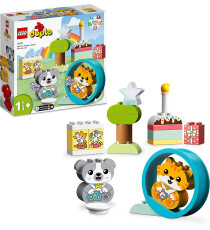 Lego Duplo - Il mio primo cagnolino e gattino con suoni - LEGO 10977 Mattoncini Grandi con Gatto e Cane ANNI 1.5+