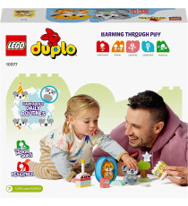 Lego Duplo - Il mio primo cagnolino e gattino con suoni - LEGO 10977 Mattoncini Grandi con Gatto e Cane ANNI 1.5+ Lego Duplo - Il mio primo cagnolino e gattino con suoni - LEGO 10977 Mattoncini Grandi con Gatto e Cane ANNI 1.5+