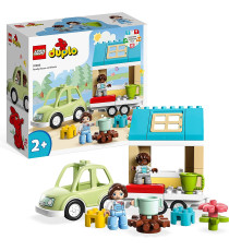 Lego Duplo - Casa su ruote - LEGO 10986 Set da Campeggio con Figure, Macchina Giocattolo ANNI 1.5+ Lego Duplo - Casa su ruote - LEGO 10986 Set da Campeggio con Figure, Macchina Giocattolo ANNI 1.5+