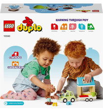 Lego Duplo - Casa su ruote - LEGO 10986 Set da Campeggio con Figure, Macchina Giocattolo ANNI 1.5+ Lego Duplo - Casa su ruote - LEGO 10986 Set da Campeggio con Figure, Macchina Giocattolo ANNI 1.5+