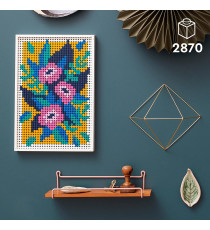 LEGO Art - Motivi Floreali - Lego 31207 Set di Decorazioni Murali 3 in 1 ANNI 18+ LEGO Art - Motivi Floreali - Lego 31207 Set di Decorazioni Murali 3 in 1 ANNI 18+