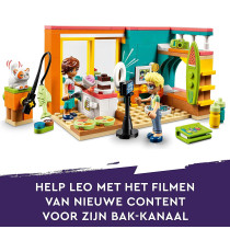 Lego Friends - La cameretta di Leo - Lego 41754 Set Camera da Letto a Tema Cucina e Video Making Personaggi 2023 ANNI 6+ Lego Friends - La cameretta di Leo - Lego 41754 Set Camera da Letto a Tema Cucina e Video Making Personaggi 2023 ANNI 6+