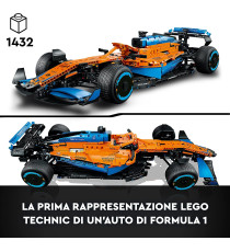 Lego Technic - Monoposto McLaren Formula 1 - Lego 42141 Auto Replica Supercar F1 ANNI 18+ Lego Technic - Monoposto McLaren Formula 1 - Lego 42141 Auto Replica Supercar F1 ANNI 18+