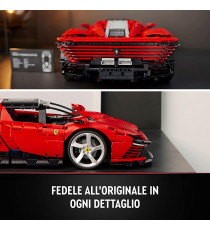 Lego Technic - Ferrari Daytona SP3 - Lego 42143 Supercar Rossa Scala 1:8 Serie Ultimate Cars Concept ANNI 18+ Lego Technic - Ferrari Daytona SP3 - Lego 42143 Supercar Rossa Scala 1:8 Serie Ultimate Cars Concept ANNI 18+