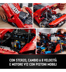 Lego Technic - Ferrari Daytona SP3 - Lego 42143 Supercar Rossa Scala 1:8 Serie Ultimate Cars Concept ANNI 18+ Lego Technic - Ferrari Daytona SP3 - Lego 42143 Supercar Rossa Scala 1:8 Serie Ultimate Cars Concept ANNI 18+