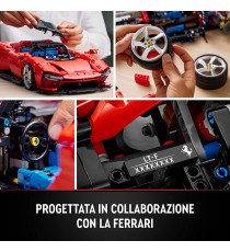 Lego Technic - Ferrari Daytona SP3 - Lego 42143 Supercar Rossa Scala 1:8 Serie Ultimate Cars Concept ANNI 18+ Lego Technic - Ferrari Daytona SP3 - Lego 42143 Supercar Rossa Scala 1:8 Serie Ultimate Cars Concept ANNI 18+
