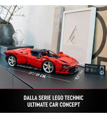 Lego Technic - Ferrari Daytona SP3 - Lego 42143 Supercar Rossa Scala 1:8 Serie Ultimate Cars Concept ANNI 18+ Lego Technic - Ferrari Daytona SP3 - Lego 42143 Supercar Rossa Scala 1:8 Serie Ultimate Cars Concept ANNI 18+