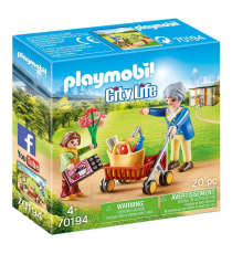Playmobil Nonna con bambina - Playmobil 70194 City Life - 20pz ANNI 4+ Playmobil Nonna con bambina - Playmobil 70194 City Life - 20pz ANNI 4+