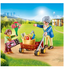 Playmobil Nonna con bambina - Playmobil 70194 City Life - 20pz ANNI 4+ Playmobil Nonna con bambina - Playmobil 70194 City Life - 20pz ANNI 4+