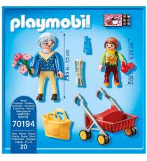 Playmobil Nonna con bambina - Playmobil 70194 City Life - 20pz ANNI 4+ Playmobil Nonna con bambina - Playmobil 70194 City Life - 20pz ANNI 4+