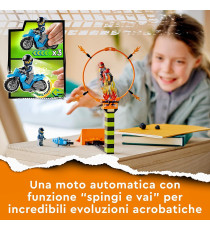Lego City Stuntz - Competizione acrobatica - LEGO 60299 Set con 2 Moto Cerchio di Fuoco e Duke DeTain ANNI 5+ Lego City Stuntz - Competizione acrobatica - LEGO 60299 Set con 2 Moto Cerchio di Fuoco e Duke DeTain ANNI 5+