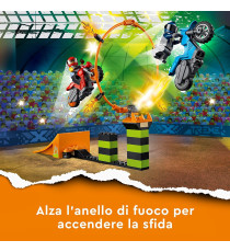 Lego City Stuntz - Competizione acrobatica - LEGO 60299 Set con 2 Moto Cerchio di Fuoco e Duke DeTain ANNI 5+ Lego City Stuntz - Competizione acrobatica - LEGO 60299 Set con 2 Moto Cerchio di Fuoco e Duke DeTain ANNI 5+