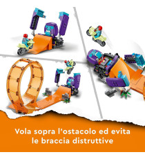 Lego City Stuntz - Giro della morte dello scimpanzé - LEGO 60338 Moto Giocattolo Carica e Vai con Minifigure - ANNI 7+ Lego City Stuntz - Giro della morte dello scimpanzé - LEGO 60338 Moto Giocattolo Carica e Vai con Minifigure - ANNI 7+