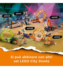 Lego City Stuntz - Giro della morte dello scimpanzé - LEGO 60338 Moto Giocattolo Carica e Vai con Minifigure - ANNI 7+ Lego City Stuntz - Giro della morte dello scimpanzé - LEGO 60338 Moto Giocattolo Carica e Vai con Minifigure - ANNI 7+