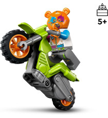 Lego City Stuntz - Stunt Bike Orso - Lego 60356 Moto Giocattolo a Motore Carica e Vai per Salti e Acrobaziee ANNI 5+ Lego City Stuntz - Stunt Bike Orso - Lego 60356 Moto Giocattolo a Motore Carica e Vai per Salti e Acrobaziee ANNI 5+