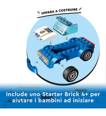 Lego City - Inseguimento alla Stazione di Polizia - LEGO 60370 Prigione, Percorso ad Ostacoli e Figura di Cane ANNI 4+ Lego City - Inseguimento alla Stazione di Polizia - LEGO 60370 Prigione, Percorso ad Ostacoli e Figura di Cane ANNI 4+