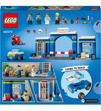 Lego City - Inseguimento alla Stazione di Polizia - LEGO 60370 Prigione, Percorso ad Ostacoli e Figura di Cane ANNI 4+ Lego City - Inseguimento alla Stazione di Polizia - LEGO 60370 Prigione, Percorso ad Ostacoli e Figura di Cane ANNI 4+