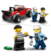 Lego City - Inseguimento sulla moto della polizia - LEGO 60392 con Modello di Auto da Corsa e 2 Minifigure ANNI 5+ Lego City - Inseguimento sulla moto della polizia - LEGO 60392 con Modello di Auto da Corsa e 2 Minifigure ANNI 5+