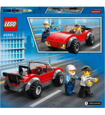 Lego City - Inseguimento sulla moto della polizia - LEGO 60392 con Modello di Auto da Corsa e 2 Minifigure ANNI 5+ Lego City - Inseguimento sulla moto della polizia - LEGO 60392 con Modello di Auto da Corsa e 2 Minifigure ANNI 5+