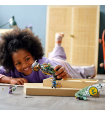 Lego Ninjago - Moto della giungla di Lloyd - Lego 71745 Modellino 2 in 1 Tavola da Surf, Minifigure di Lloyd e Nya ANNI 7+ Lego Ninjago - Moto della giungla di Lloyd - Lego 71745 Modellino 2 in 1 Tavola da Surf, Minifigure di Lloyd e Nya ANNI 7+