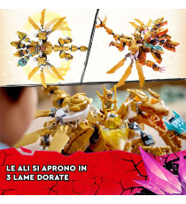 Lego Ninjago - Ultra drago d’oro di Lloyd - Lego 71774 Set Serie TV Crystallized con 9 Minifigure ANNI 9+ Lego Ninjago - Ultra drago d’oro di Lloyd - Lego 71774 Set Serie TV Crystallized con 9 Minifigure ANNI 9+