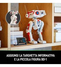 LEGO Star Wars - BD-1 - LEGO 75335 Droide Snodabile Set dal Videogame Jedi: Fallen Order ANNI 14+ LEGO Star Wars - BD-1 - LEGO 75335 Droide Snodabile Set dal Videogame Jedi: Fallen Order ANNI 14+