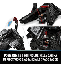 LEGO Star Wars - Trasporto dell'Inquisitore Scythe - LEGO 75336 Obi-Wan Kenobi, Astronave, Grande Inquisitore ANNI 9+ LEGO Star Wars - Trasporto dell'Inquisitore Scythe - LEGO 75336 Obi-Wan Kenobi, Astronave, Grande Inquisitore ANNI 9+
