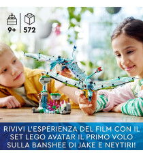 Lego Avatar - Il primo volo sulla banshee di Jake e Neytiri - Lego 75572 Pandora con Parti Fluorescenti e 2 Banshee ANNI 9+ Lego Avatar - Il primo volo sulla banshee di Jake e Neytiri - Lego 75572 Pandora con Parti Fluorescenti e 2 Banshee ANNI 9+