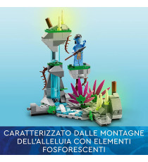 Lego Avatar - Il primo volo sulla banshee di Jake e Neytiri - Lego 75572 Pandora con Parti Fluorescenti e 2 Banshee ANNI 9+ Lego Avatar - Il primo volo sulla banshee di Jake e Neytiri - Lego 75572 Pandora con Parti Fluorescenti e 2 Banshee ANNI 9+