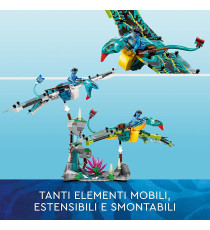 Lego Avatar - Il primo volo sulla banshee di Jake e Neytiri - Lego 75572 Pandora con Parti Fluorescenti e 2 Banshee ANNI 9+ Lego Avatar - Il primo volo sulla banshee di Jake e Neytiri - Lego 75572 Pandora con Parti Fluorescenti e 2 Banshee ANNI 9+
